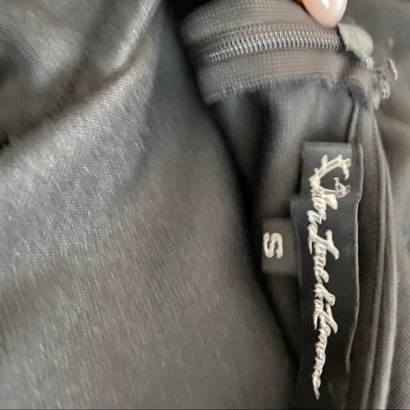 For Love & Lemons Fallen Off The Shoulder Dress Color: Black Size Small - Picture 5 of 6